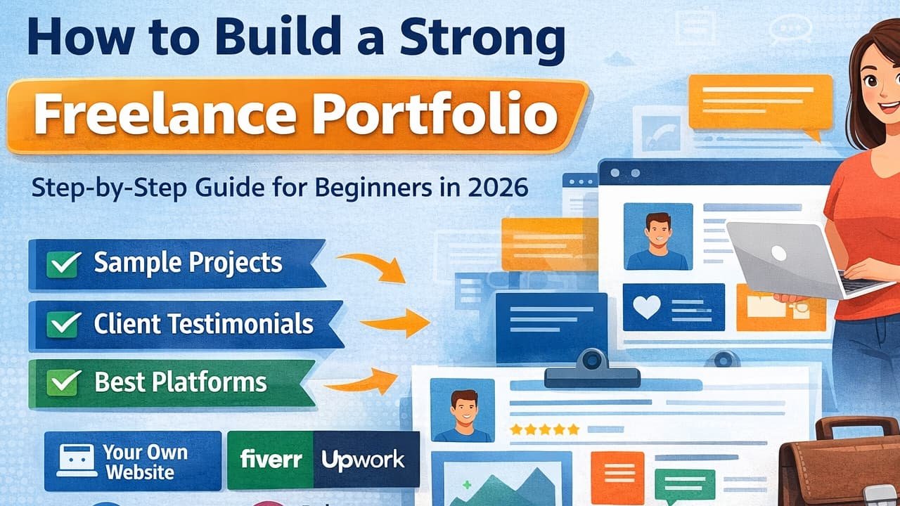 How to Build a Strong Freelance Portfolio Complete Beginner Guide (2026)